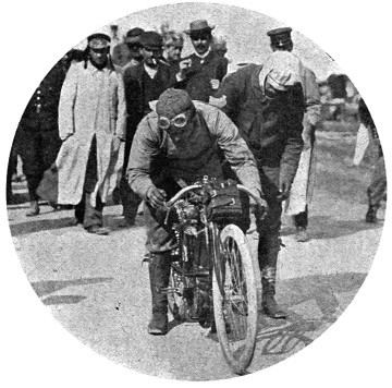 1906 Giosuè Giuppone alla partenza della Coppa Rotschild