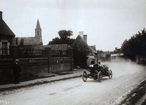 1909 Meeting di Boulogne - Giuppone su Lion-Peugeot
