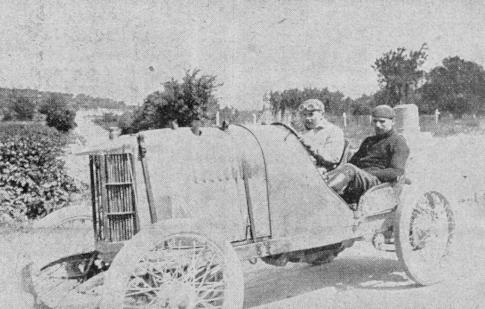 1909 Monte Ventoso - Giuppone e Péan su Lion-Peugeot