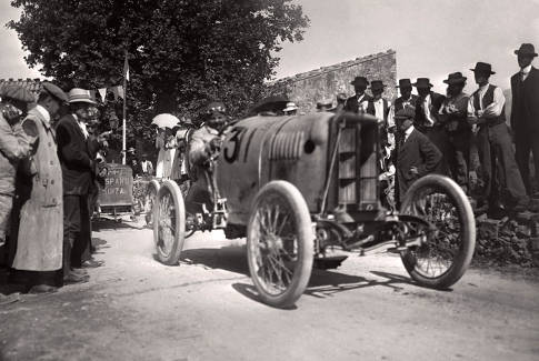 1910 Monte Ventoso - Giosuè Giuppone su Lion-Peugeot
