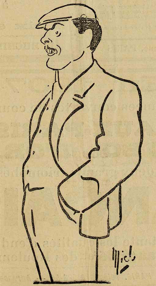 Giuppone in un disegno di Jean-Marie Michel Liebeaux