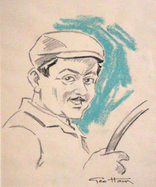 Giuppone in un disegno di Géo Ham